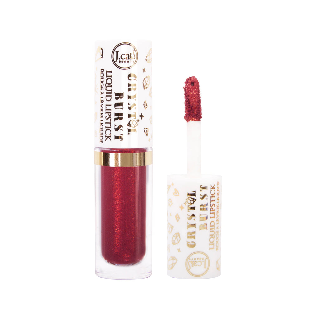 J Cat Crystal Burst Liquid Lipstick - Rose Quartz (CBL103)